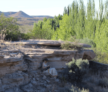 Tejiendo en la Residencia Barda del Desierto (BDD#1) 2015