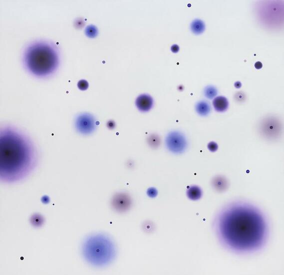 Gilda Picabea. Espacio definido, 2023. Óleo sobre tela. 188 x 194 cm.