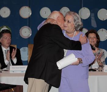 Nelly Arrieta de Blaquier recibió en San Pablo un reconocimiento a su trayectoria