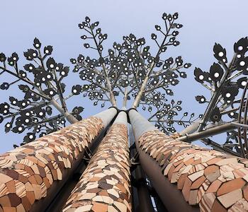 Arbórea Magna de Nicola Costantino en el Parque de Innovación. Cortesía GCBA - FOTO: Felipe Bozzani