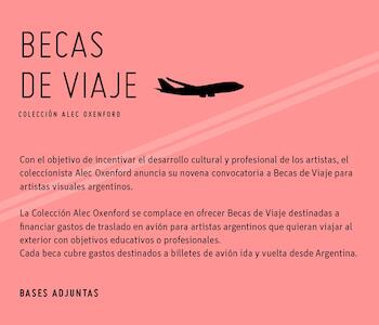 Nuevas Becas de Viaje Colección Alec Oxenford