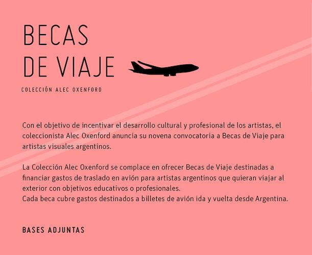 Nuevas Becas de Viaje Colección Alec Oxenford