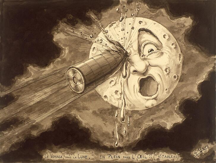 Le voyage dans la lune, 1902, de Georges Méliès
