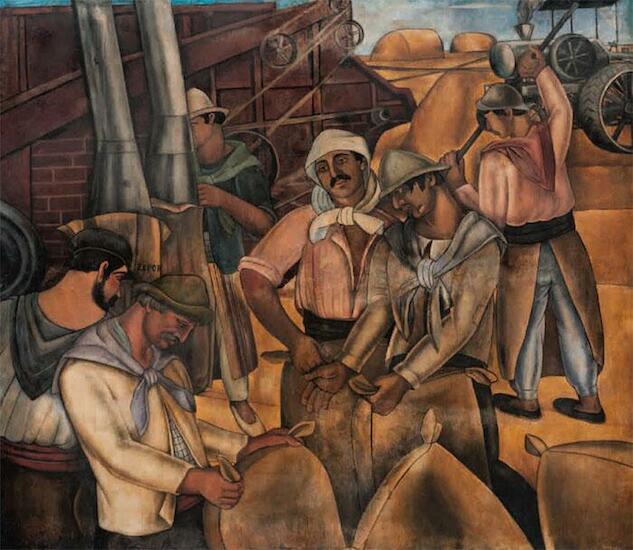 Luis Ouvrard. La trilla (1935)