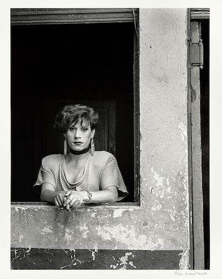 Paz Errázuriz, Evelyn, de la serie La manzana de Adán 1981 Fotografía ink yet 55 x 44 cm