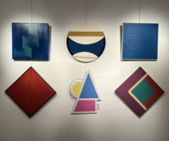 Planimetrías en la Galería Alejandro Faggioni