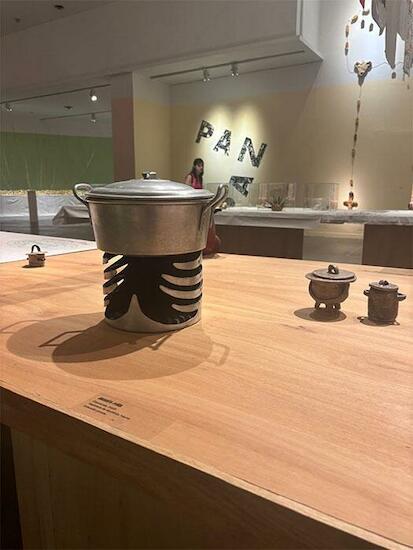 Obra de Andrés Piña. Esqueleto. Fotografía de Arte Online