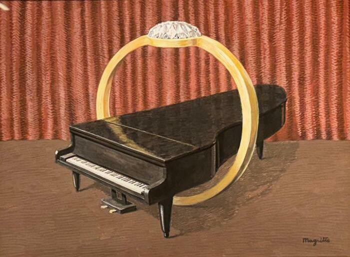 Obra de René Magritte. Fotgrafía de Arte Online