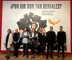 El Jurado después de seleccionar los proyectos finalistas
