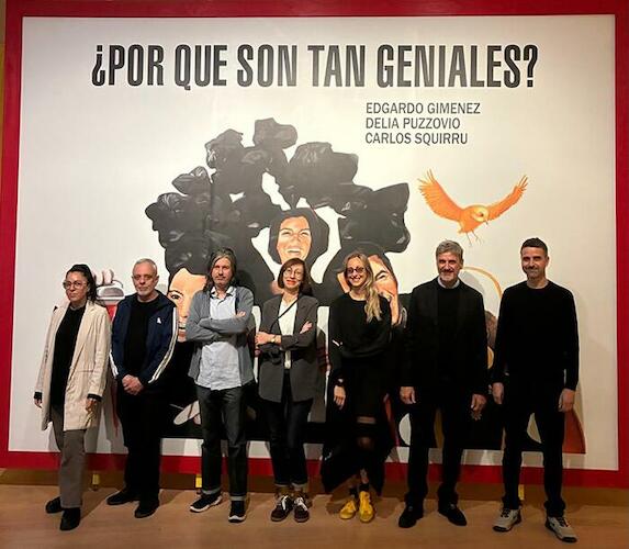 El Jurado después de seleccionar los proyectos finalistas