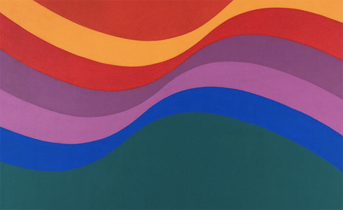 Ekho II, 1968 (díptico) Óleo s/tela 1,70 x 1,60 cm Colección Museo Sívori (detalle de obra)