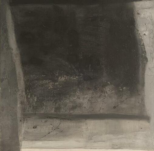Sin nombre, Autor: Testa, Clorindo, Fecha: 1961, Técnica: Óleo sobre tela, Medidas: 161,5 x 161,5 cm.
