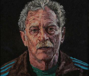 Mondongo  Enrique Fogwill, 2006  Hilos de algodón  150 x 150 cm  Colección Museo Nacional de Bellas Artes