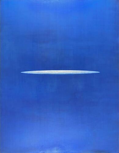 Juan José Cambre  (Buenos Aires, 1948)  Sin título (Vasija), 1997.  Acrílico sobre tela  245 x 190 cm.   