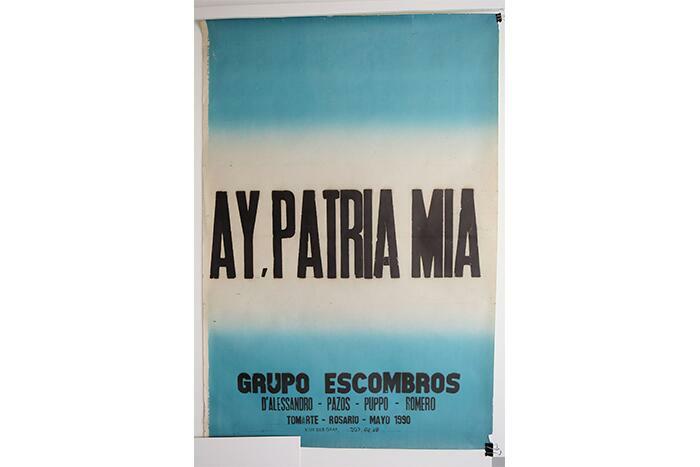 Ay Patria mía. Autor: Romero, Juan Carlos. Origen: Adquisición a Juan Carlos Romero, 2013. Técnica: Impresión tipográfica  Objeto: Grabado 