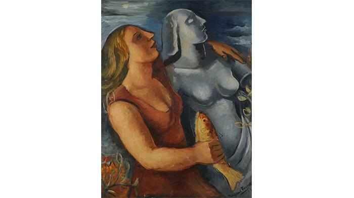 Composición. Autor: Forner, Raquel. 1934. Fecha: 1934. Técnica: Óleo sobre tela. Medidas: 100 x 80 cm. 