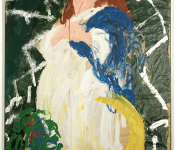 Diana Aisenberg  (Ciudad de Buenos Aires, Argentina, 1958) Madonna, 1983  Óleo sobre papel montado en madera, 120 x 84 cm Donación de la artista, 2012 Colección Museo Nacional de Bellas Artes