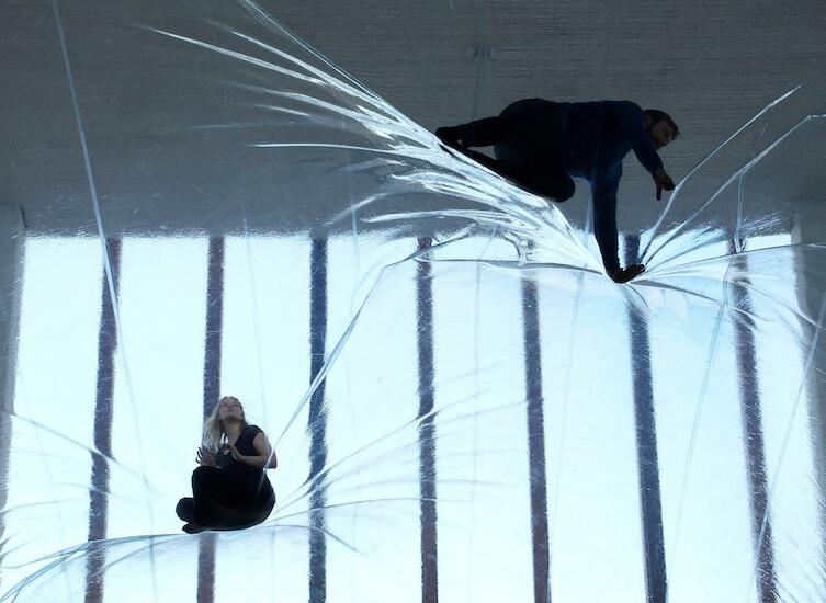 La obra de Saraceno en Milán