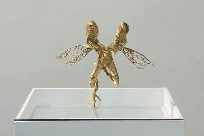 Einshel g.s. Modelado e impresión 3D, fundido en bronce  20x20x17cm 2021 
