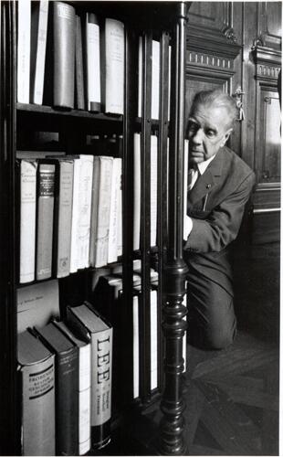 "Jorge Luis Borges" por Sara Facio