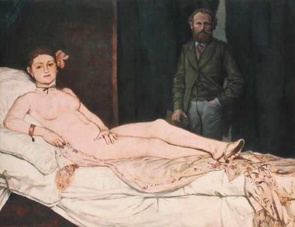 Manet y la Olimpia posan para Ieger - 3º Premio Concurso Salón Belleza Intervenida