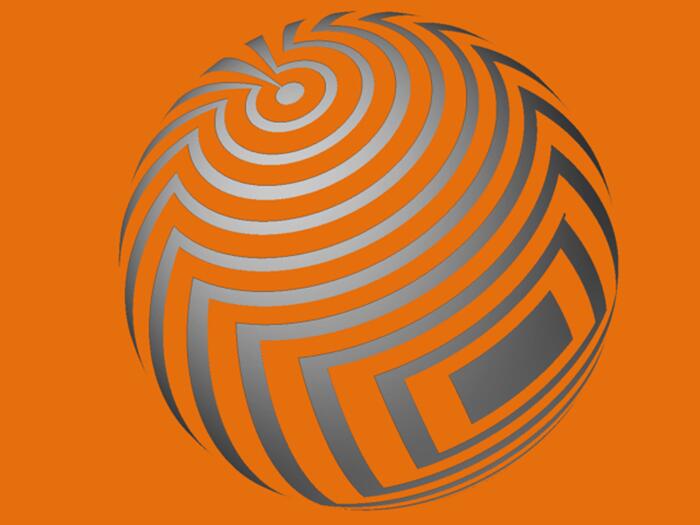 Calada sobre fondo Naranja